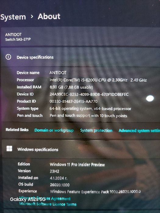 Лаптоп Таблет Acer