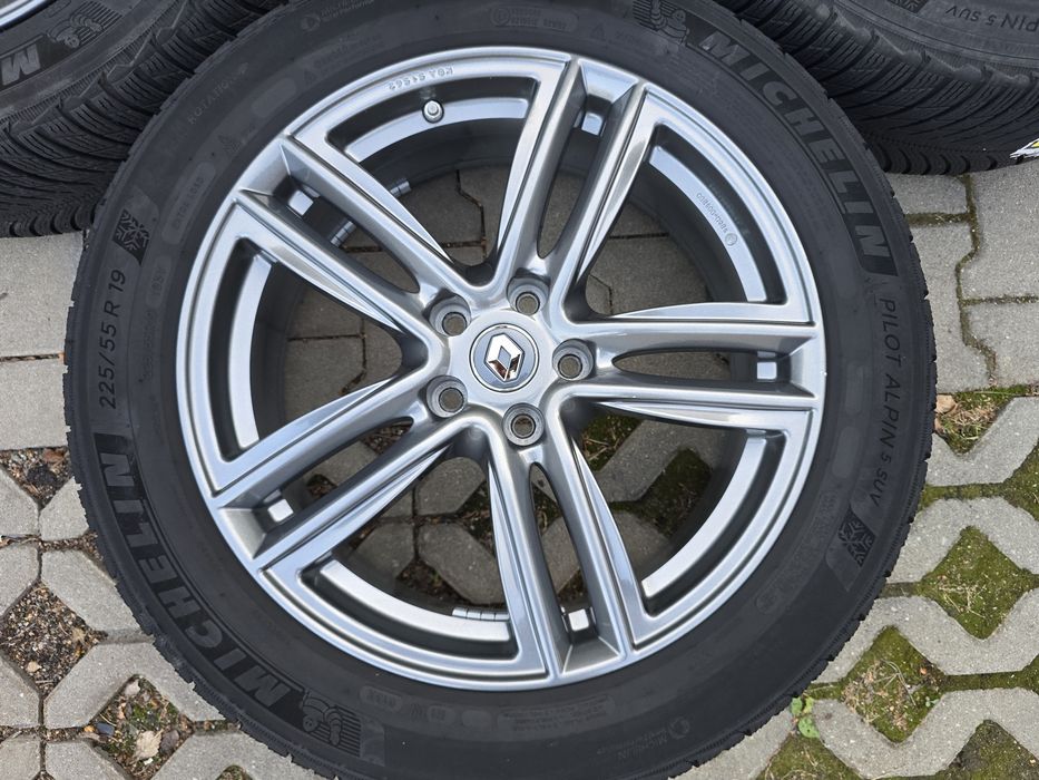 Jante aliaj Originale Renault 19" anvelope iarna  225/55 R19 Koleos / Arkana / Kadjar/ Austral / Espace / Scenic / X-Trail / Duster / Bigster  5x114.3