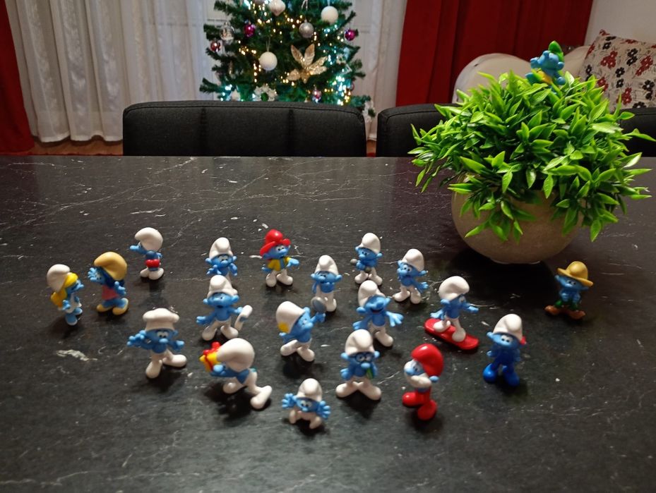 Colectie completa strumfii Kaufland