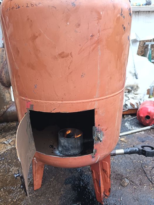 Sobă pe ulei ars consum mic și randament