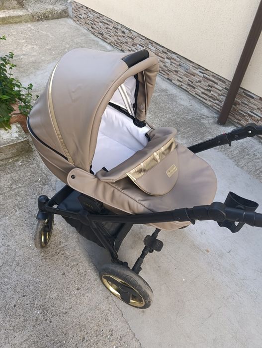 Cărucior Krausman Prime Mirage Beige 3 în 1