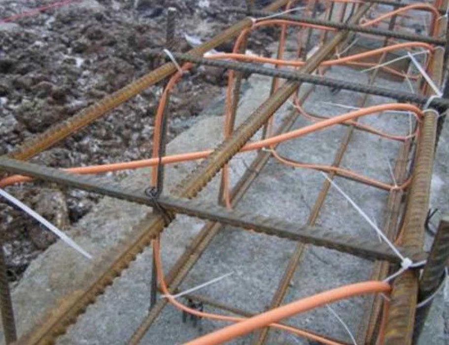 Кабель зимнего прогрева бетона
