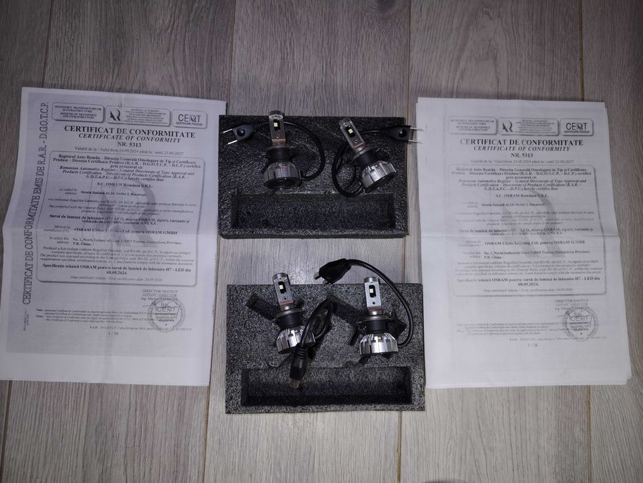 Set Becuri Auto Led – Osram Night Breaker H7-Led  – Omologate RAR H7