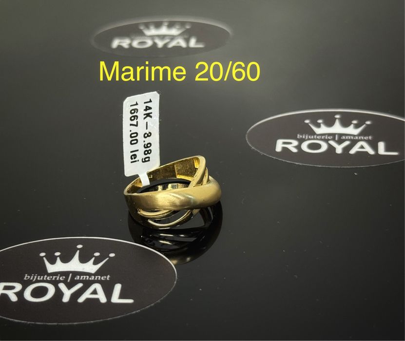 Bijuteria ROYAL : Inel AUR 14K NOU / 3.98 GR