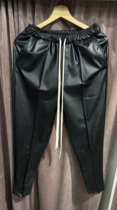 Pantaloni Piele Casual/Elegant cu sireturi lungi!