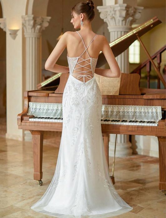 Елегантна булчинска рокля – като нова