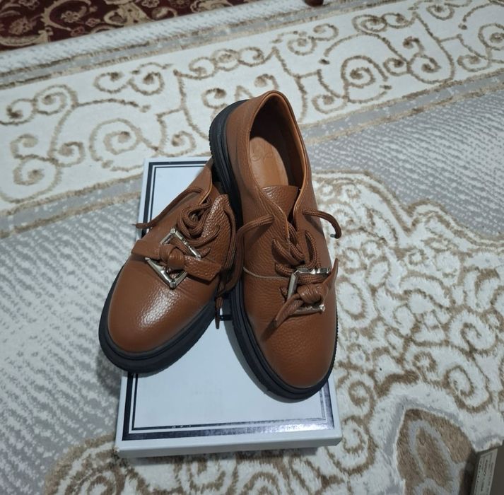 Туфти ботфорты кожанные