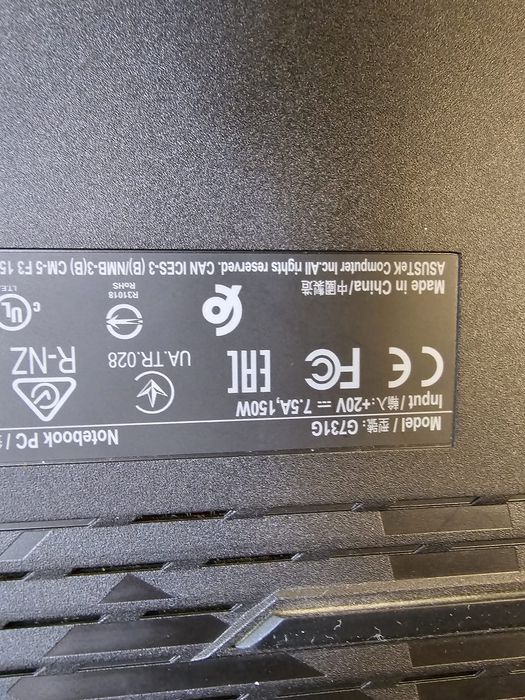 Asus Rog Strix G731G Amanet BKG