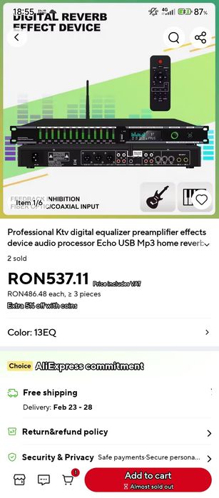 Professional home equalizer