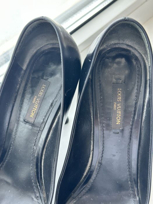 Туфли лаковые черные