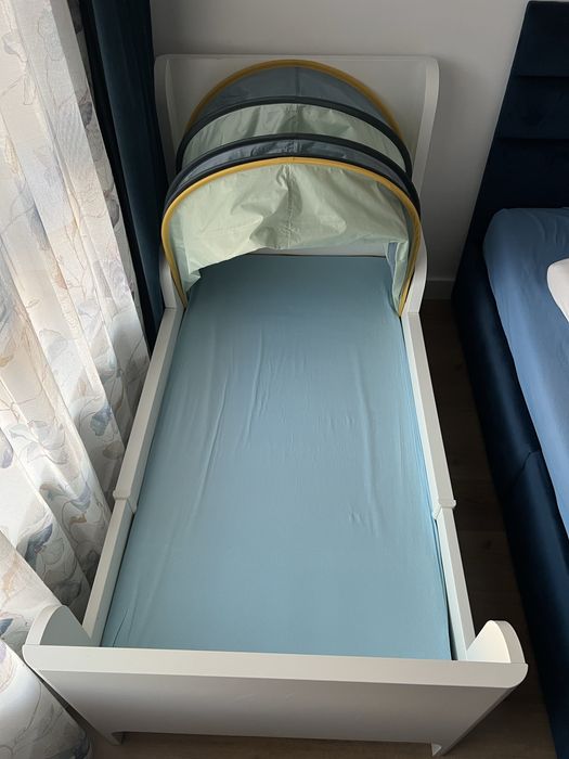 Vand pat extensibil Busunge + saltea VIMSIG + saltea PLUTTEN