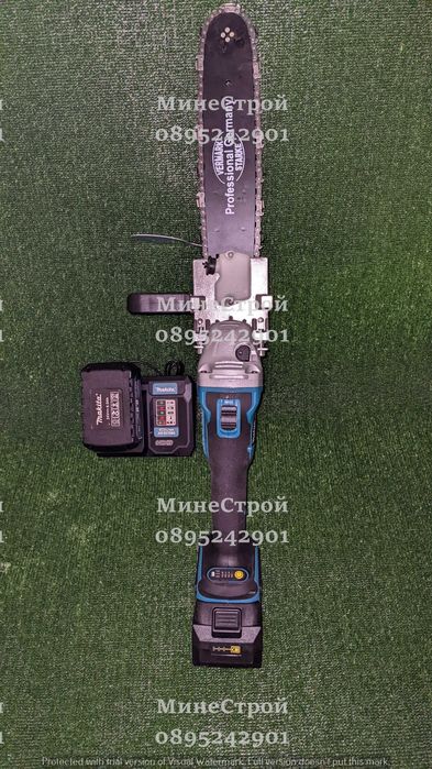 2 в 1 Ъглошлайф MAKITA 24V с 2 батерии 6.0Ah Макита резачка флекс