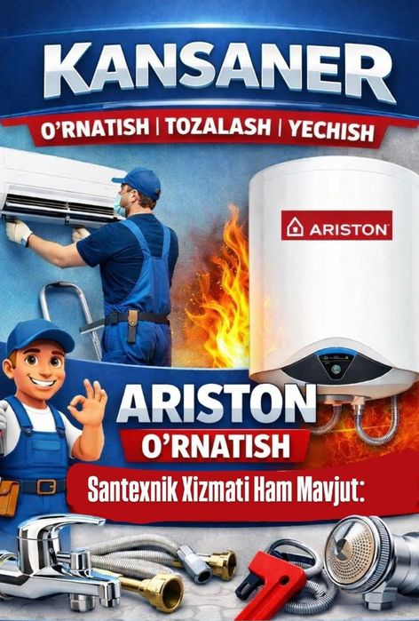 Elektr montaj ishlar. Santexnik xizmati.