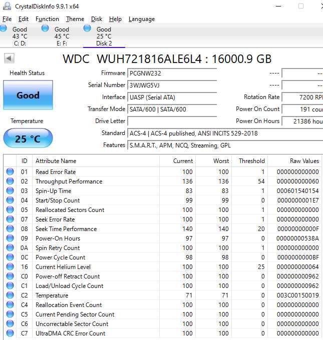 Hard Disk 16TB WD Ultrastar DC HC550 SATA3 Enterprise | Garanție 12 luni