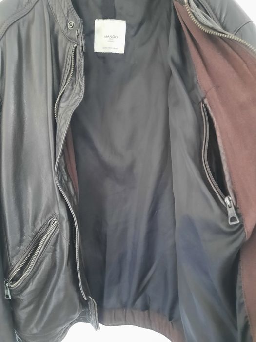 Мъжко кожено яке Mango original
