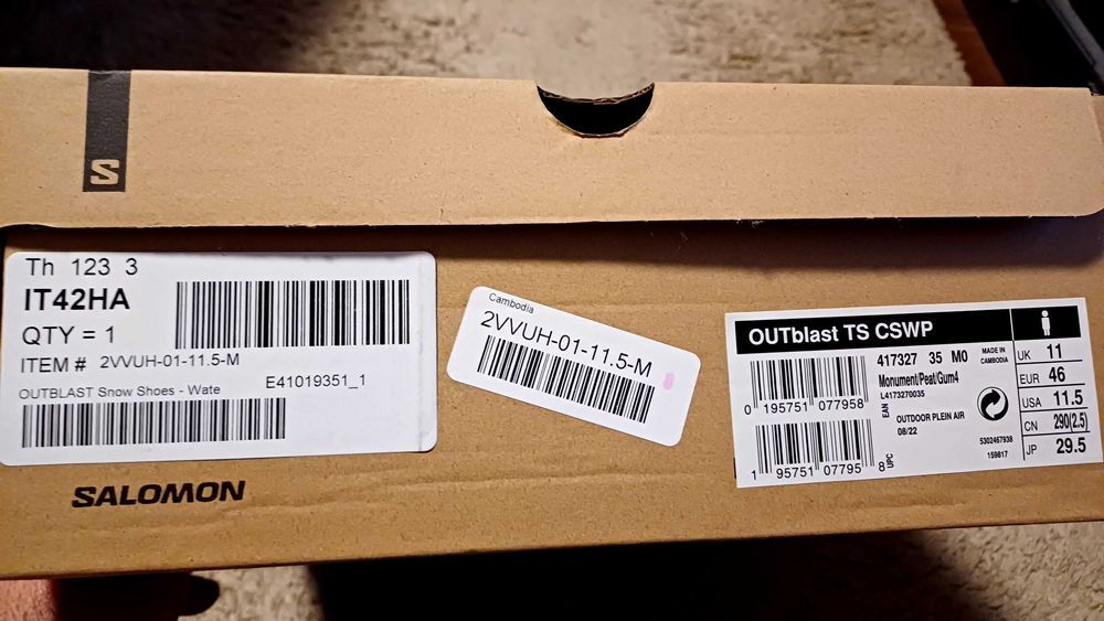 SALOMON OUTblast TS размер 46