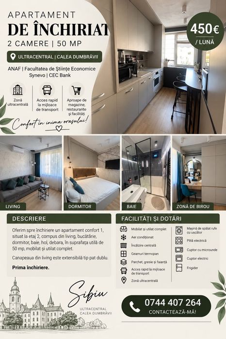 Apartament de inchiriat