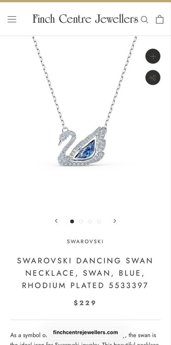 Дамско колие Swarovski