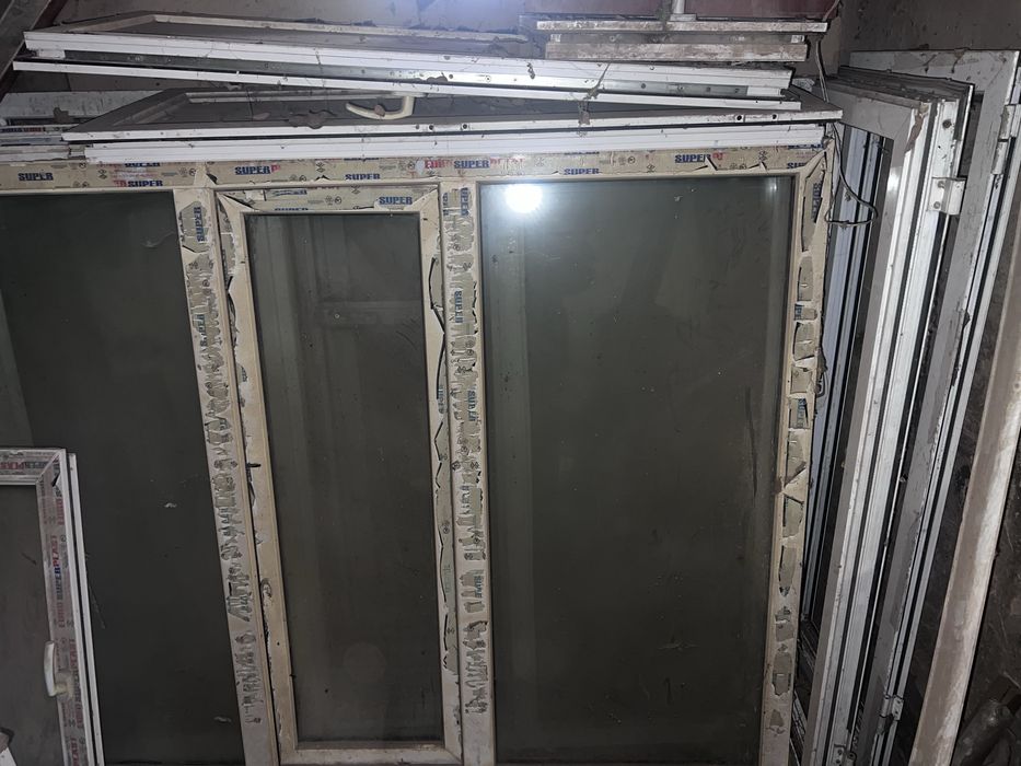 Пластик терезе 7 штук