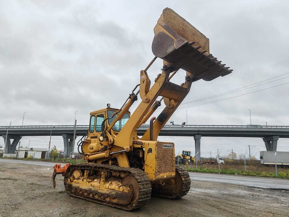 Fiat Allis FL 14B incarcator frontal pe senile cu scarificator