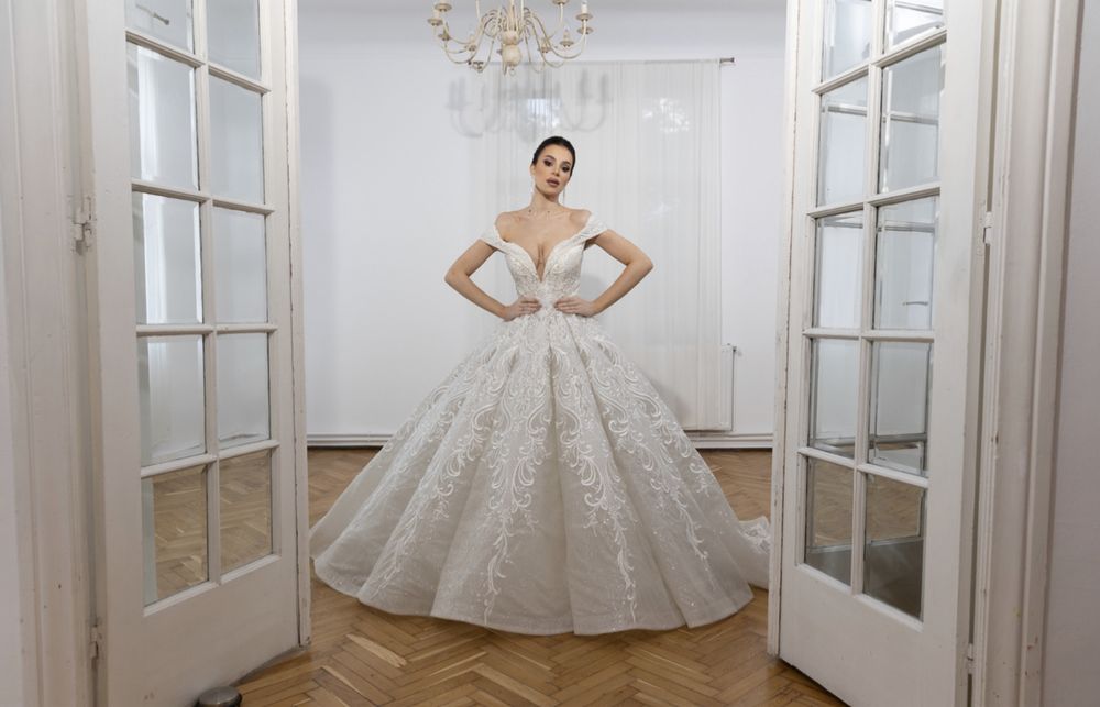 Rochie de mireasa printesa noua model luxury oferta speciala