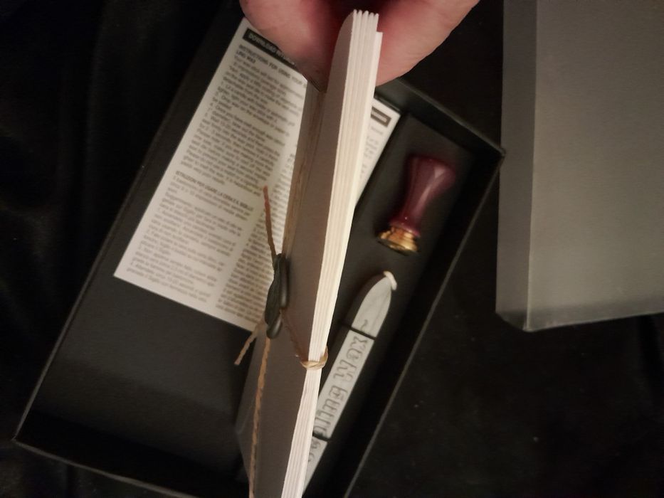 Set colectie SIGILIU cu LUNA TRIPLA Zeita Hekate baton ceara argintiu