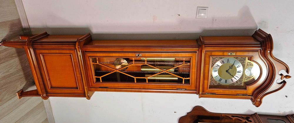 Ceas de podea cu pendula si 3 greutati Kieninger