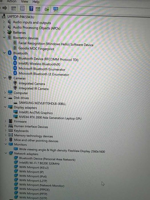 Lenovo ThinkPad P1 Gen 7 16”2,5K 500nit RTX A2000, Ultra 7 165H 32/1Tb