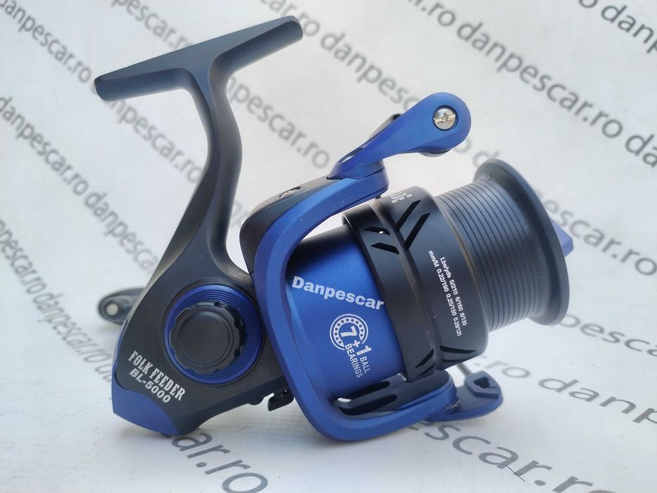 SET 2 Mulinete WindbBlade FOLK Feeder BLUE BL5000 8rul tambur LongCast