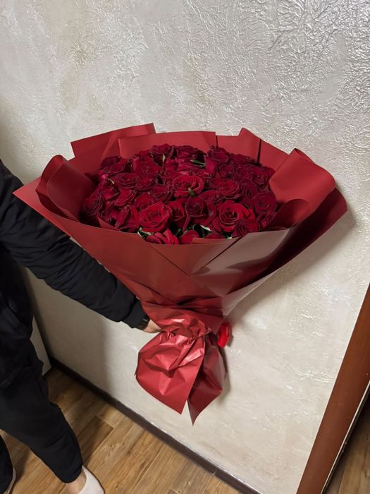 Букет из 51 розы 80 см
