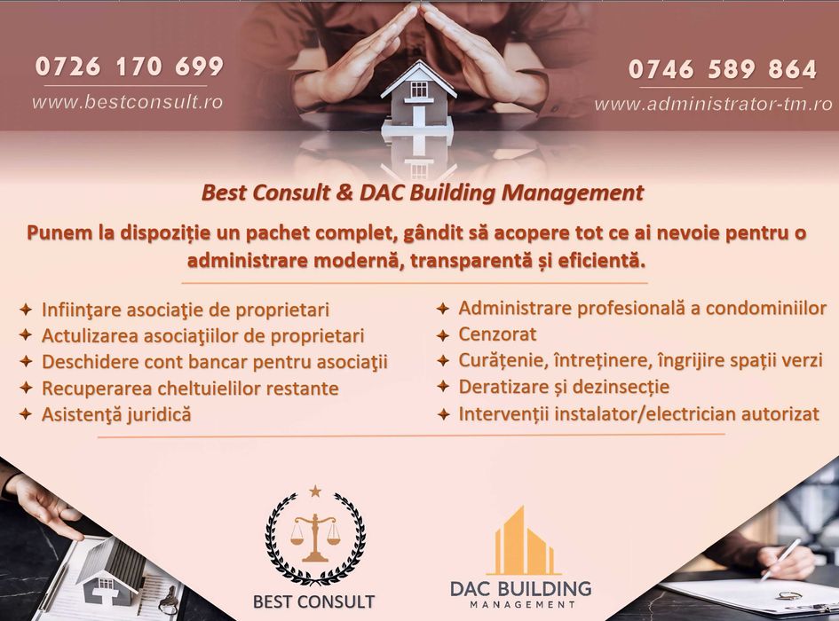 Infiintari Asociatii de Proprietari / Deschidere cont bancar Asociatii
