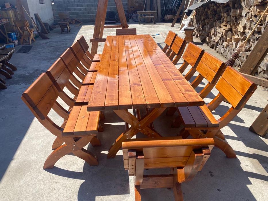 Set terasa masa banca, scaun foisor, terasa, filigorie