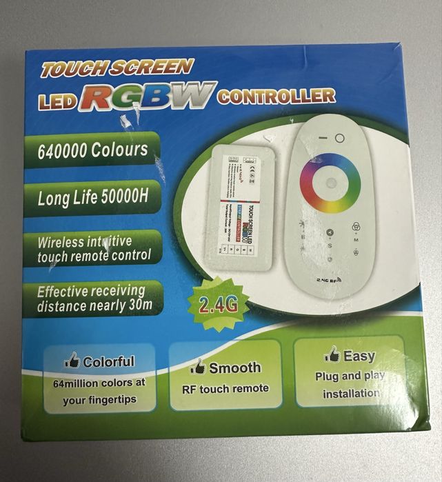 Controller banda led RGB 12V Wirelles cu telecomanda
