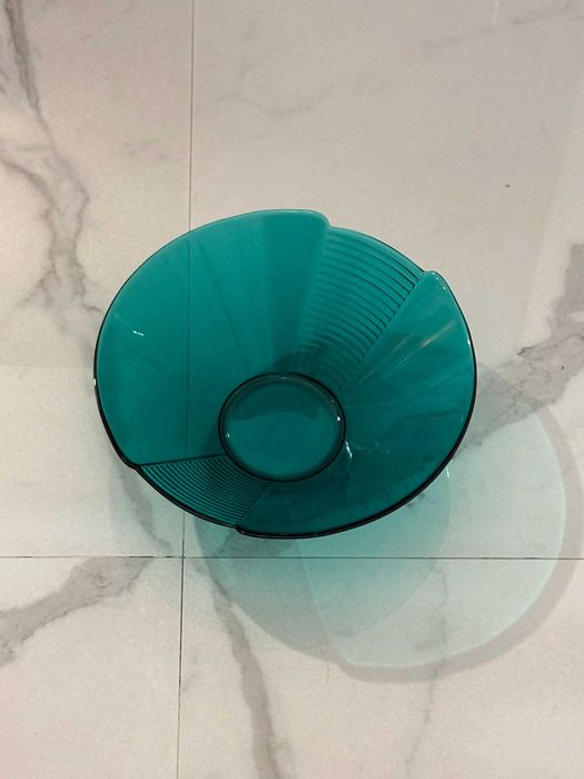 bol menaj verde mare smarald stil Memphis design Italia anii 1980