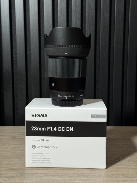 Obiectiv sigma 23mm f1.4 / fujifilm