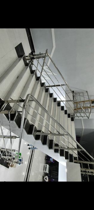 Нержавейка никел перила решотка аргон сварка..  Nerjaveyka perila