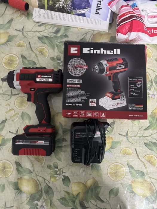 Impact cu acumulator si baterie EINHELL  Impaxxo 18/400