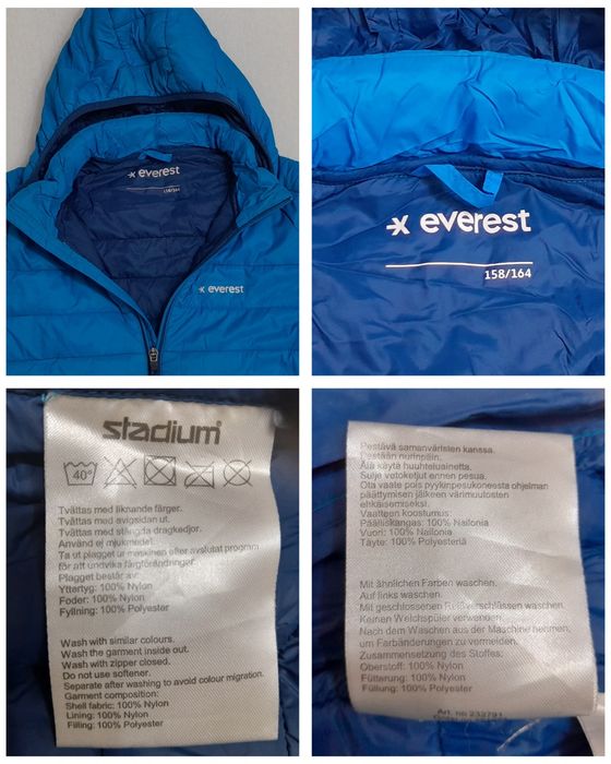 Geaca puf Everest ultralight impermeabila măsura 158-164 sau S, unisex