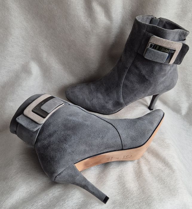 Ghete dama piele naturala Calvin Klein nr.37 stare de nou