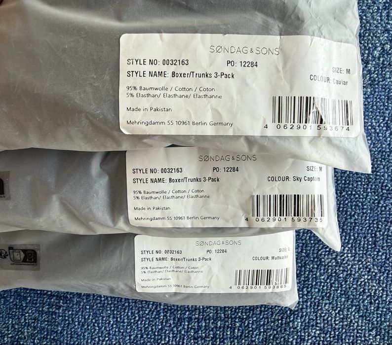 SONDAG & SONS / Nur Der / Pier One / H&M - мъжко бельо/боксерки - M-L
