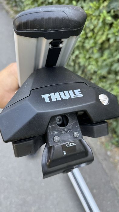 Set Bare Transversale Thule WingBar Evo + Picioare 7105 (universale)+ Suporturi Bicicletă ProRide 598 & UpRide 599 (Opțional Kit Passat B8)