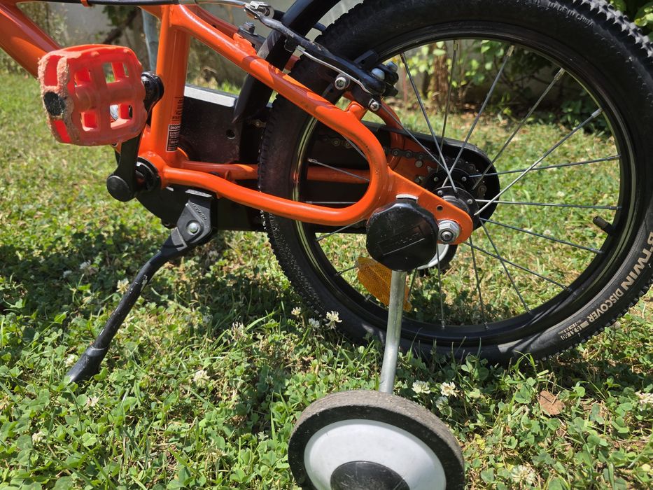 BICICLETĂ - 16 inch - B-twin ROBOT 500  4-6 ANI