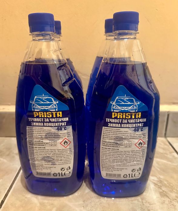 Зимна течност за автостъкла -60°С с биоетанол - МОТОХ и др.