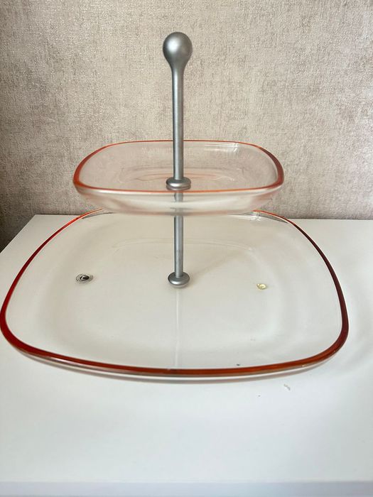 Продам этажерка фруктовница хрусталь