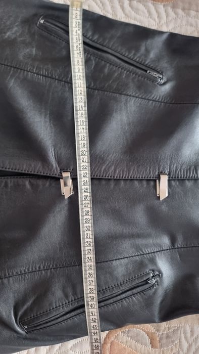 Дамско кожето манто