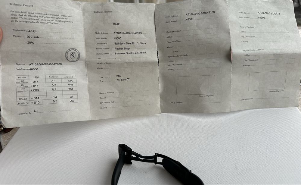 ARMAND NICOLET Automatic HOB 300 mt Swiss Made - с паспорт