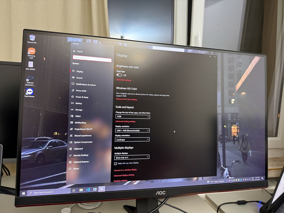 Monitor AOC GAMING 27 inch 2k 144Hz