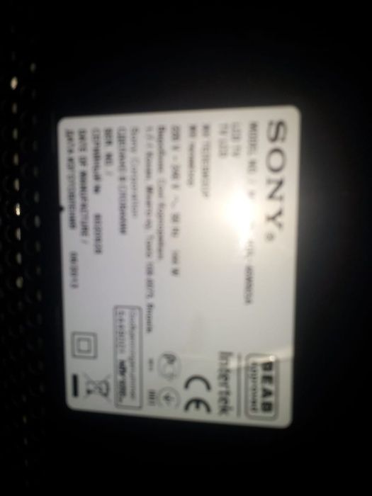 Телевизор sony model KDL-46w905A