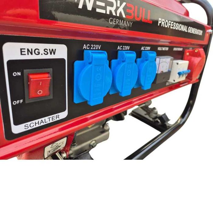 Немски Агрегат 4,5 киловата четиритактов Генератор за ток 220v380v12v