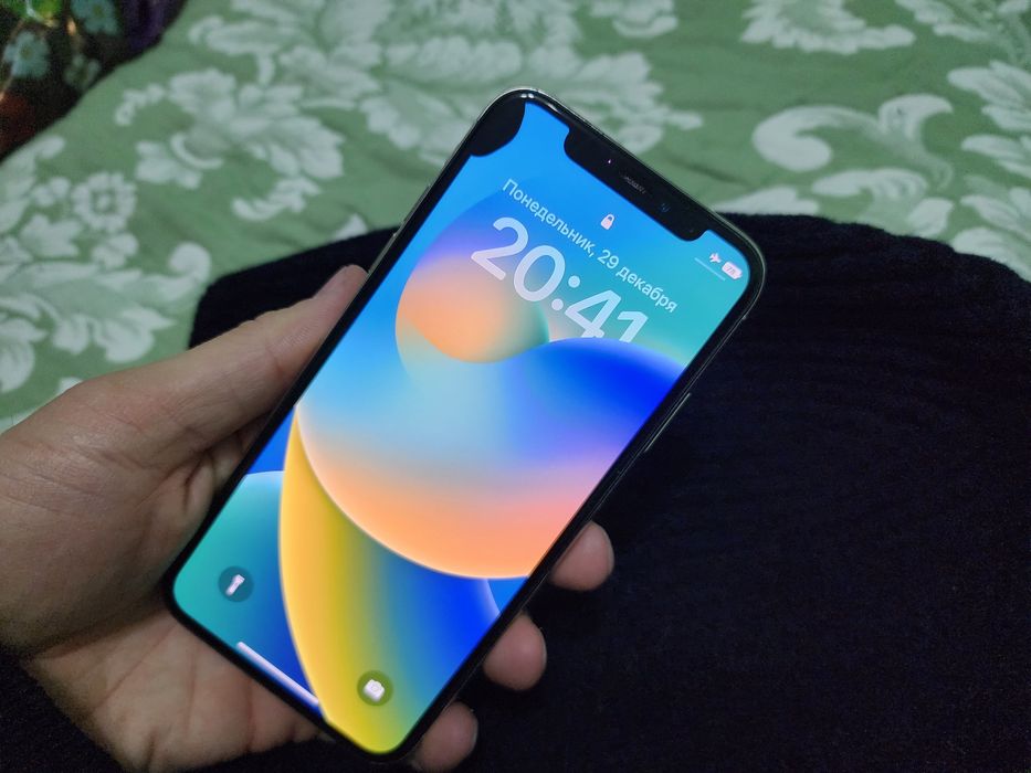 Iphone X LL/A White 64GB акум 100% усиленный Фасе ид Все работает